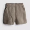 The Edit klassiske shorts i lin