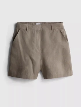 The Edit klassiske shorts i lin