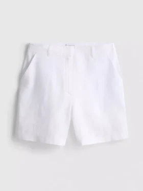 The Edit klassiske shorts i lin