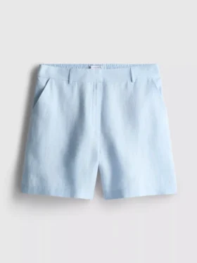 The Edit klassiske shorts i lin