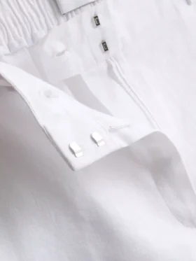 The Edit klassiske shorts i lin