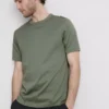 The Edit mercerisert slim-fit T-skjorte