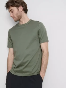 The Edit mercerisert slim-fit T-skjorte