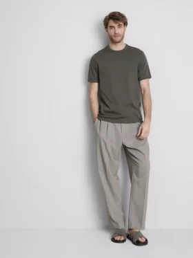 The Edit mercerisert slim-fit T-skjorte