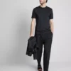 The Edit mercerisert slim-fit T-skjorte