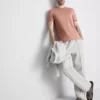 The Edit mercerisert slim-fit T-skjorte