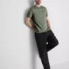 The Edit mercerisert slim-fit T-skjorte