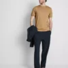 The Edit mercerisert slim-fit T-skjorte