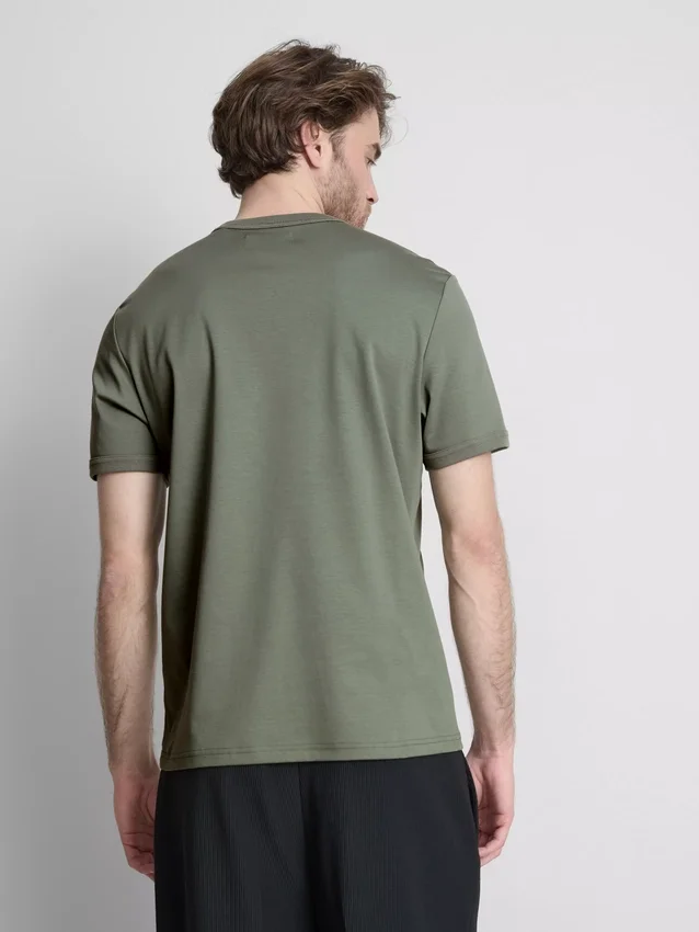 The Edit mercerisert slim-fit T-skjorte