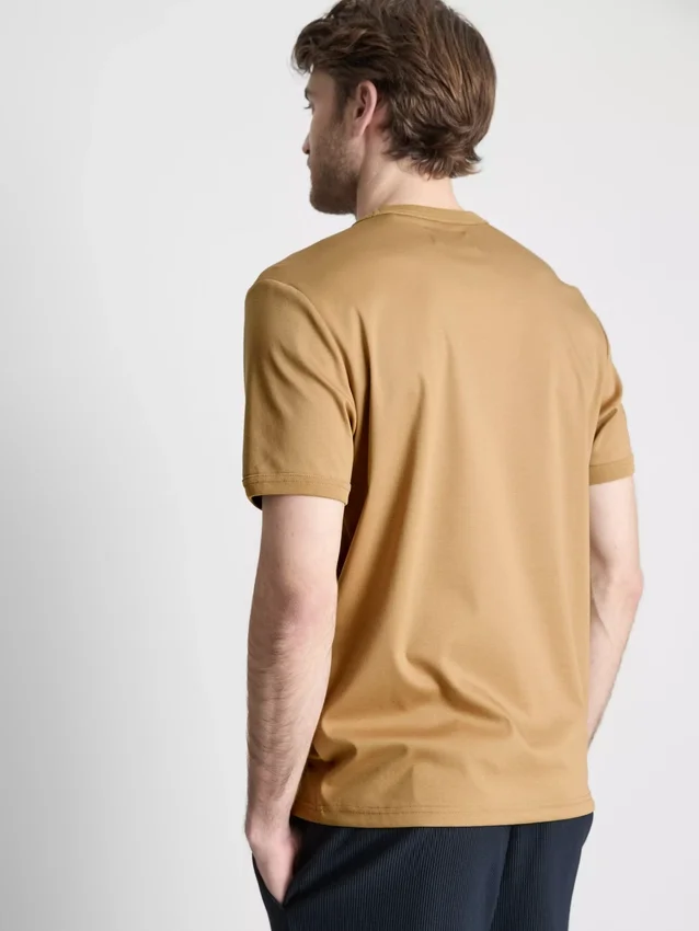 The Edit mercerisert slim-fit T-skjorte