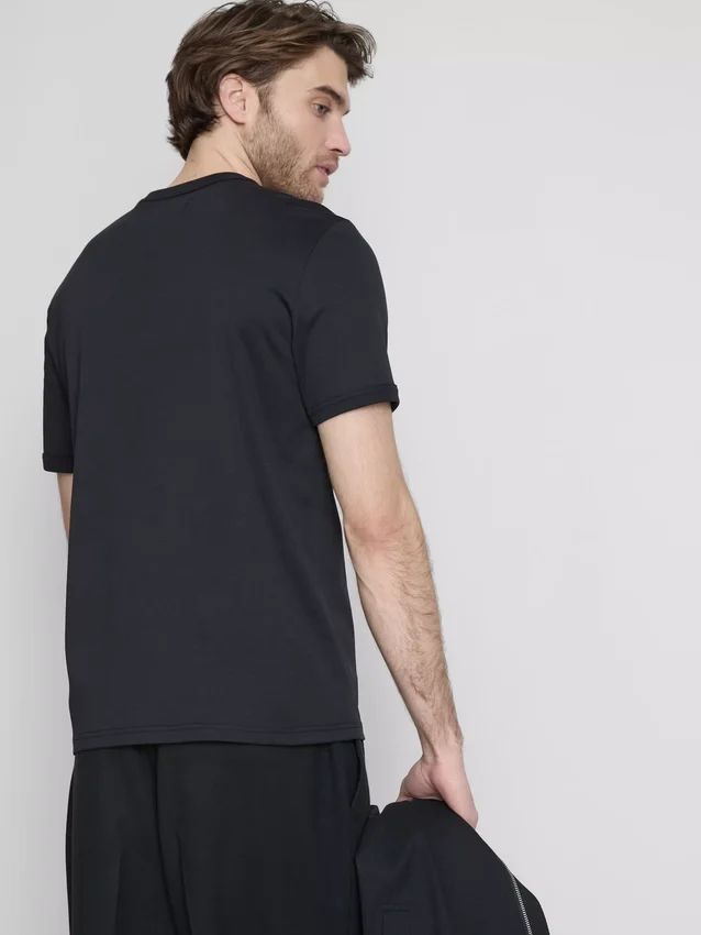 The Edit mercerisert slim-fit T-skjorte