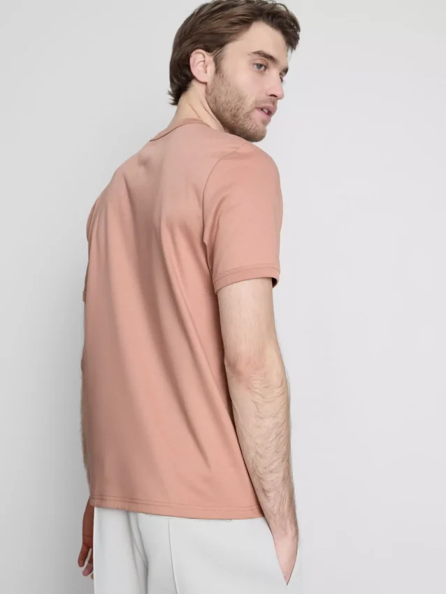 The Edit mercerisert slim-fit T-skjorte