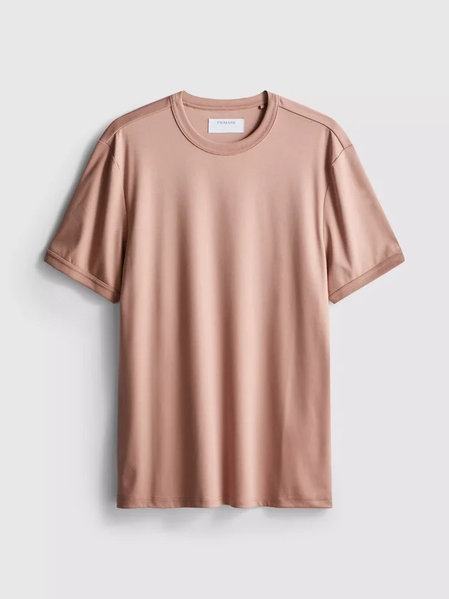 The Edit mercerisert slim-fit T-skjorte