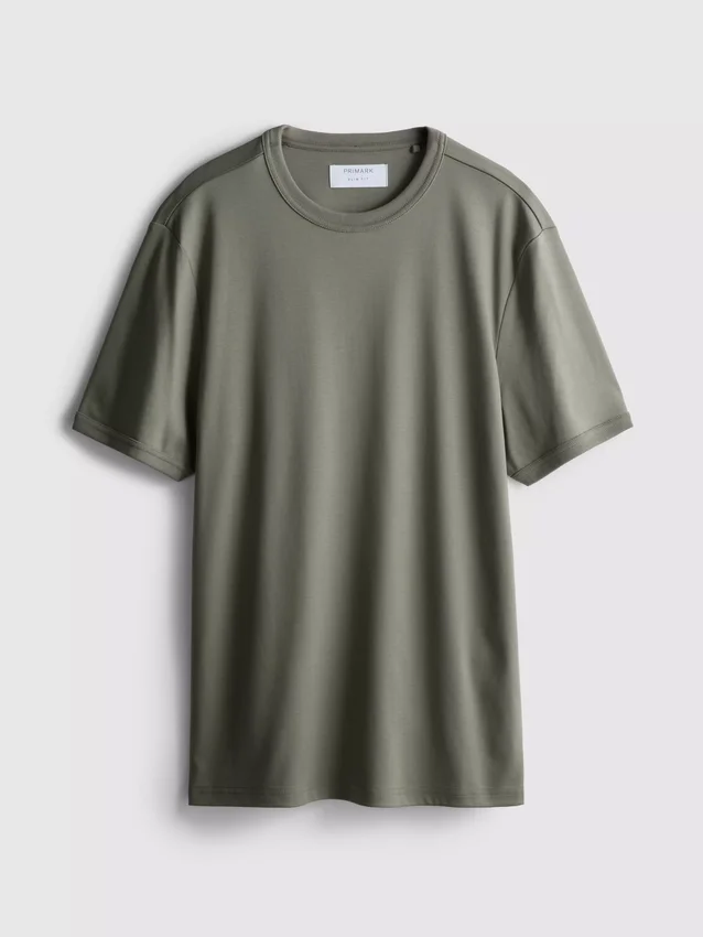 The Edit mercerisert slim-fit T-skjorte