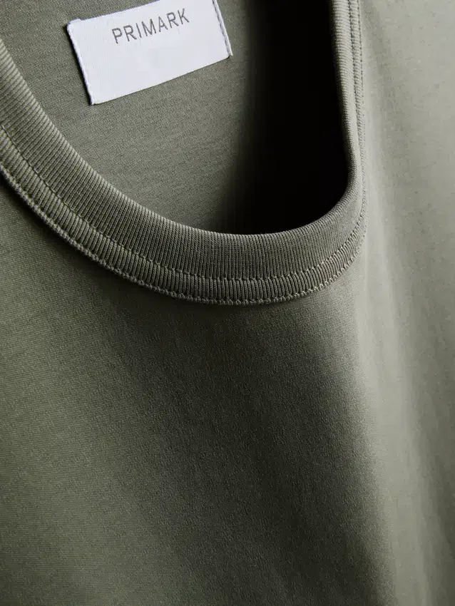 The Edit mercerisert slim-fit T-skjorte