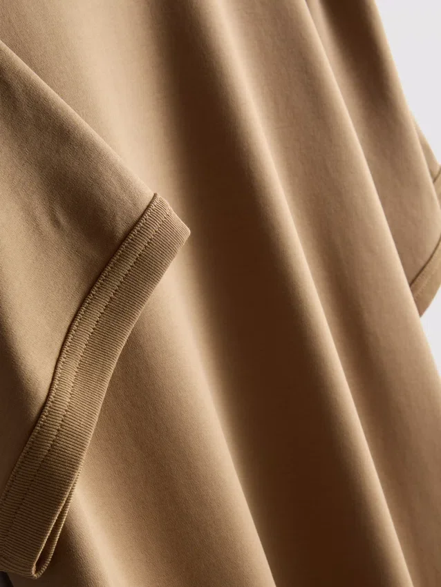 The Edit mercerisert slim-fit T-skjorte