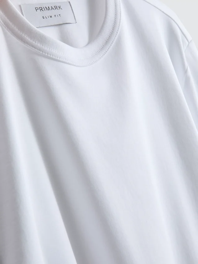 The Edit mercerisert slim-fit T-skjorte