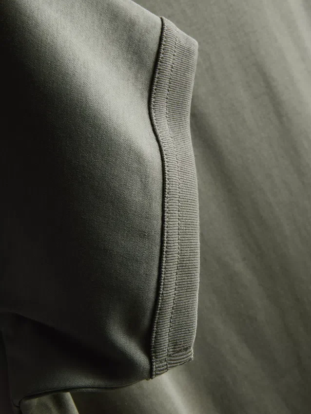 The Edit mercerisert slim-fit T-skjorte