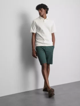 The Edit ribbet poloskjorte
