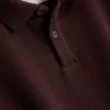The Edit ribbet poloskjorte
