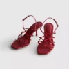 The Edit-sandaler med flettet stilettohæl