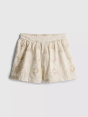 The Edit-shorts i bomull med broderi
