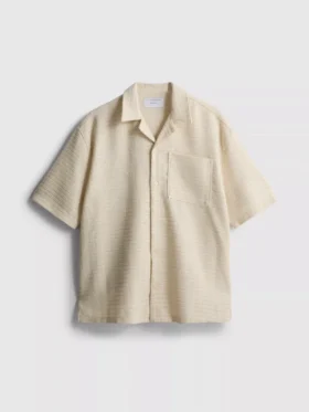 The Edit-skjorte med struktur og korte shorts