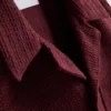 The Edit-skjorte med struktur og korte shorts