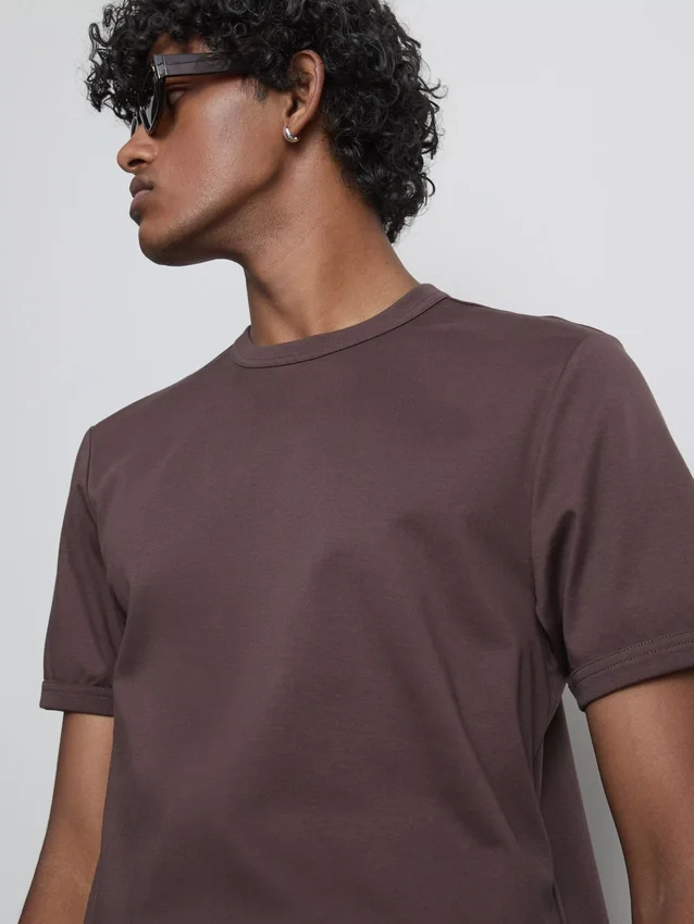 The Edit slim-fit bomulls-T-skjorte