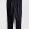 The Edit slim fit-bukser med peached-finish