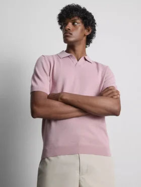 The Edit strikket poloskjorte
