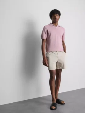 The Edit strikket poloskjorte