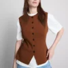 The Edit strikket topp med knapper