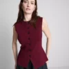 The Edit strikket topp med knapper