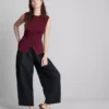 The Edit strikket topp med knapper
