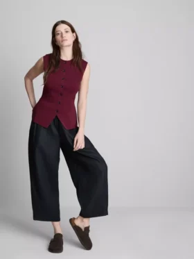 The Edit strikket topp med knapper
