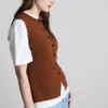 The Edit strikket topp med knapper