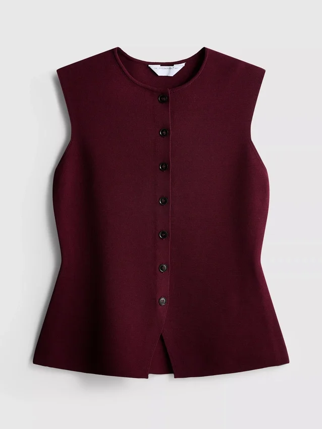 The Edit strikket topp med knapper