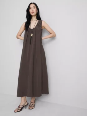 The Edit trapesformet maxikjole