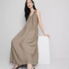 The Edit trapesformet maxikjole