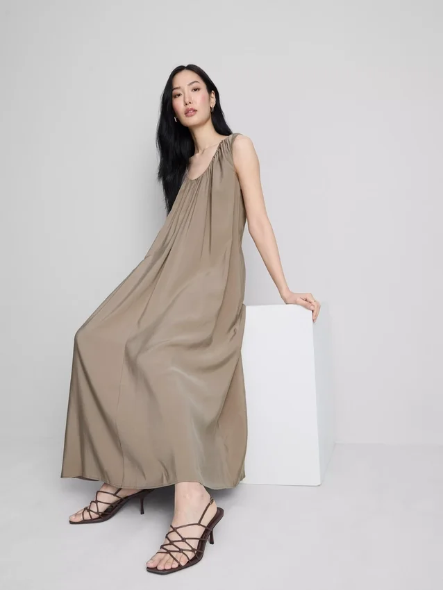 The Edit trapesformet maxikjole