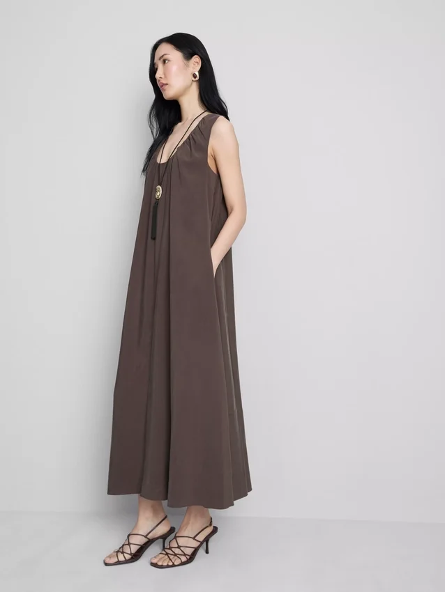The Edit trapesformet maxikjole
