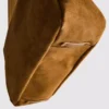 «The Edit»-veske i semsket skinn med brettet topp og kryssrem