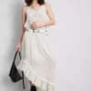 The Primark Scene | Asymmetrisk maxi-skjørt med broderi