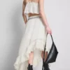 The Primark Scene | Asymmetrisk maxi-skjørt med broderi