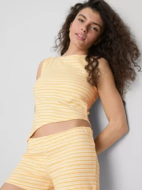 The Primark Scene | asymmetrisk stripet tank-top