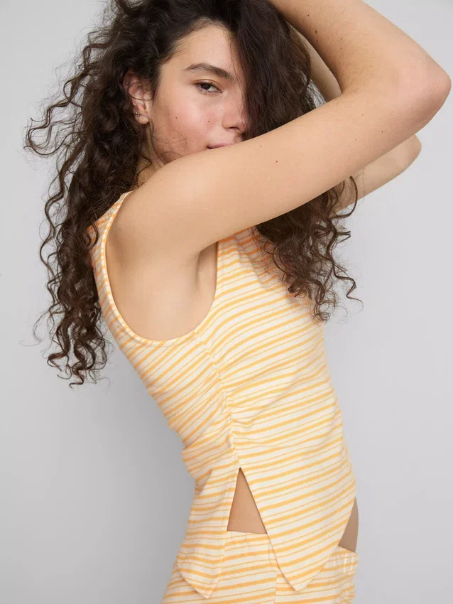 The Primark Scene | asymmetrisk stripet tank-top