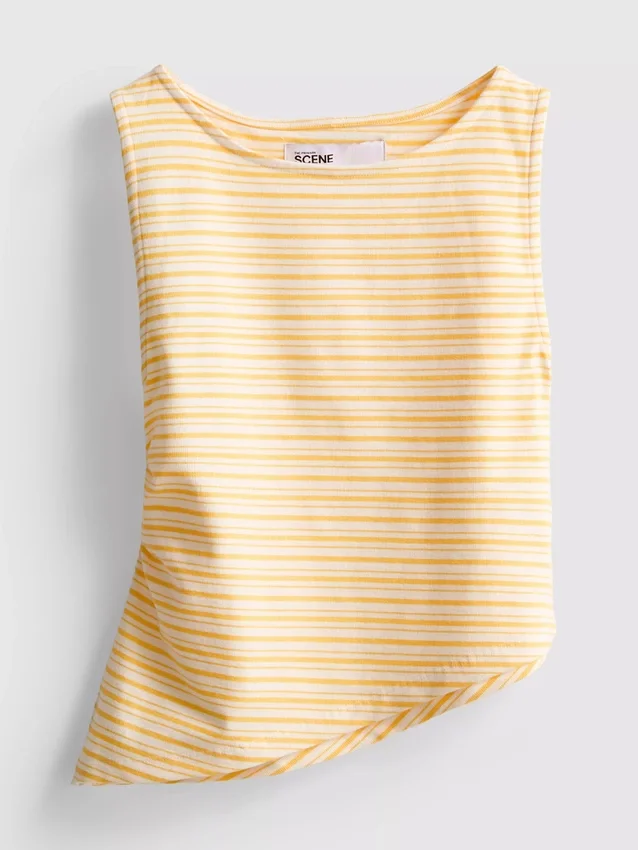 The Primark Scene | asymmetrisk stripet tank-top