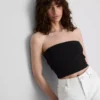 The Primark Scene | Bandeau-top i bomullsrik jersey