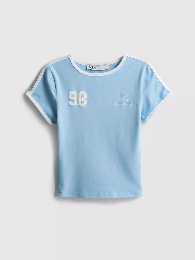 The Primark Scene | Bomulls-T-skjorte med grafisk trykk